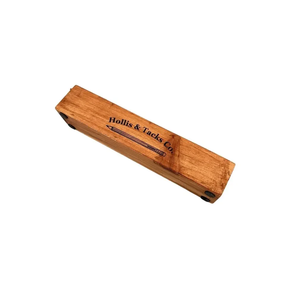 Hollis & Tacks Co. Pencil Box Wood Threshold Target 2013 Made in India